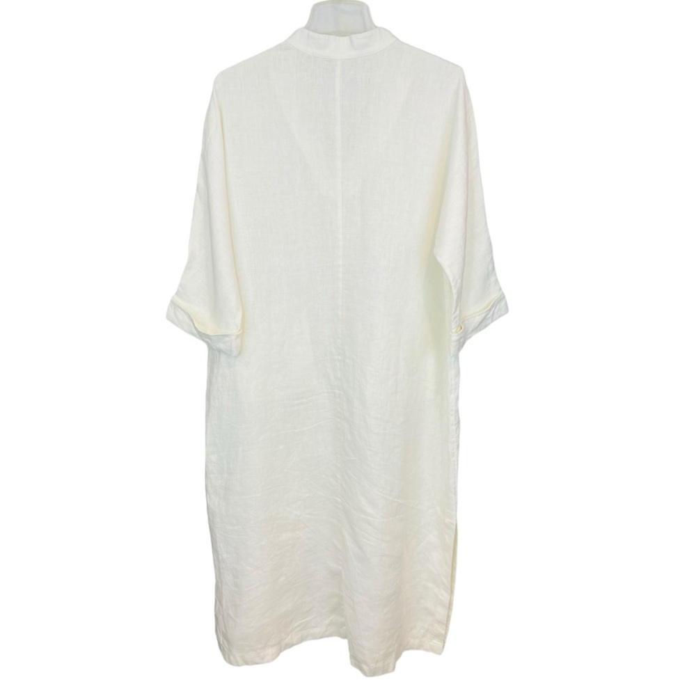 Soft Surroundings Linen V-Neck Maxi Dress - Picture 10 of 14